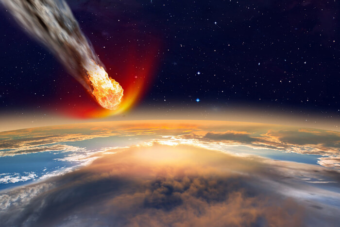 Chute de météorite ou de comète