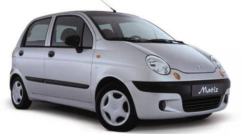 Daewoo Matiz est la voiture étrangère la plus abordable.