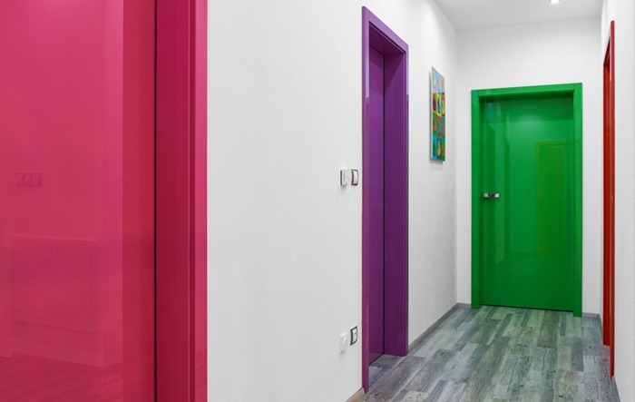Gamme de couleurs des portes intérieures