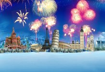 Où aller pour la nouvelle année 2018, 15 idées