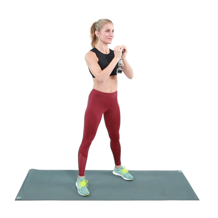 Squats profonds pour pomper les fesses