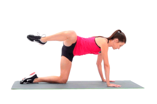Balancez votre jambe sur le côté