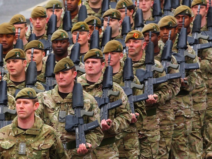 Troupes britanniques