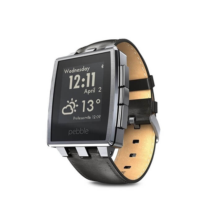 Montre connectée Pebble Steel