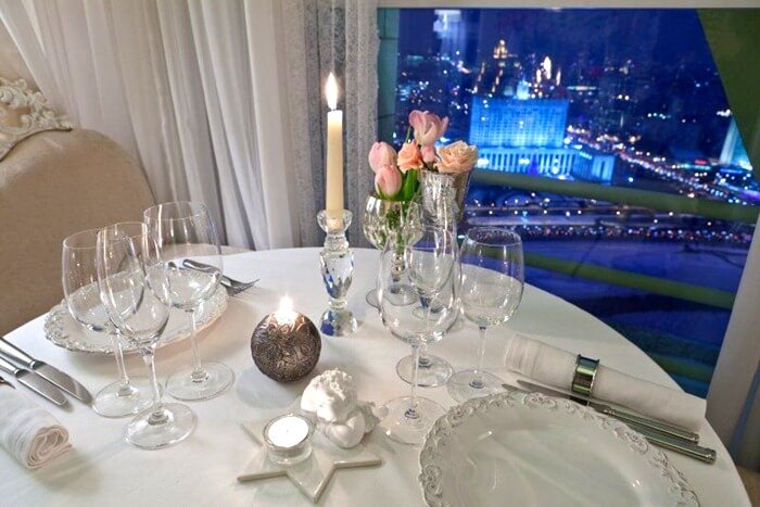 Restaurant romantique Moscou
