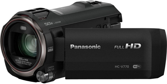 Panasonic HC-V770 - Meilleur caméscope de 2017