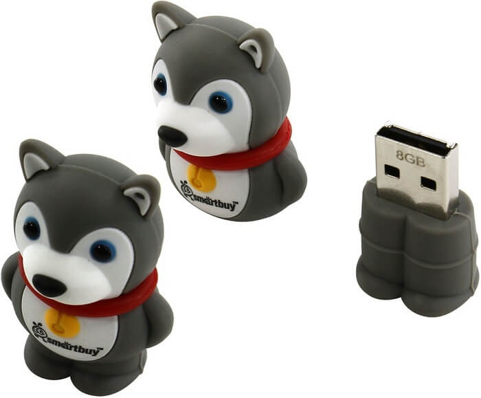 Clé USB sous la forme d'un chien