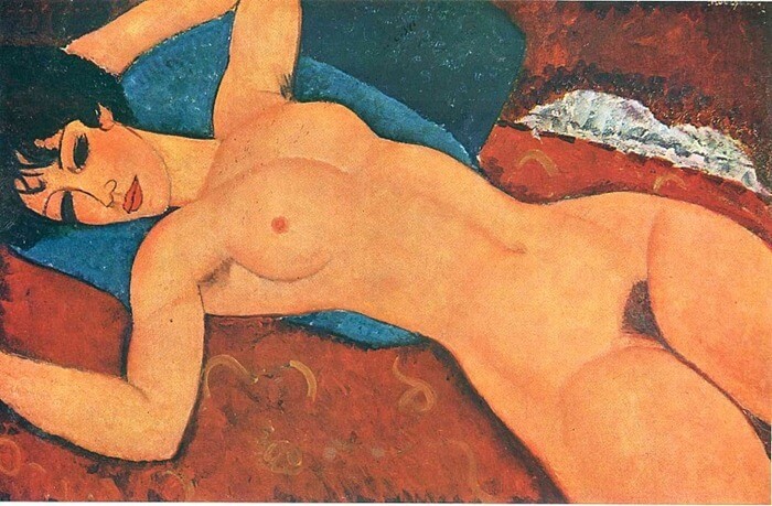 Amedeo Modigliani Reclining Nude, 1917 à 1918