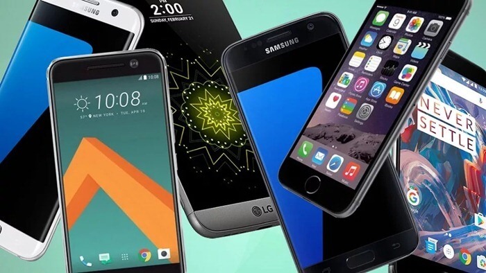 Marques de smartphones populaires 2018