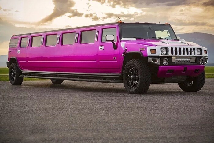 Limousine rose hummer