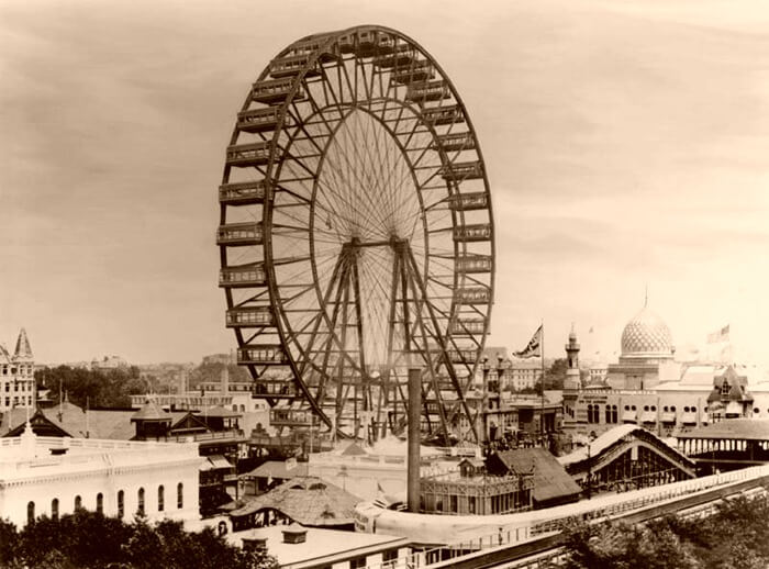 La toute première grande roue du monde, 1893