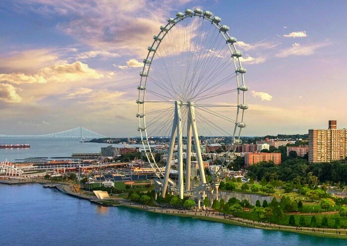 La plus haute grande roue du monde New York, 191 mètres