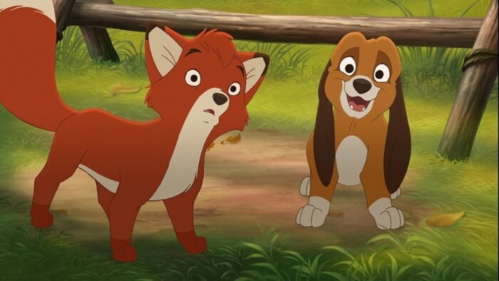 Renard et chien