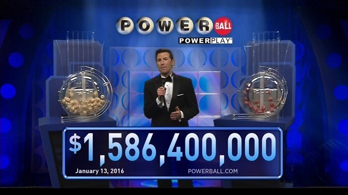 Powerball - 1586,4 millions de dollars, 2016, plus gros gain de loterie de l'histoire