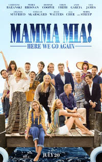 MammaMia 2 nouveau dans la liste des meilleurs films de 2018