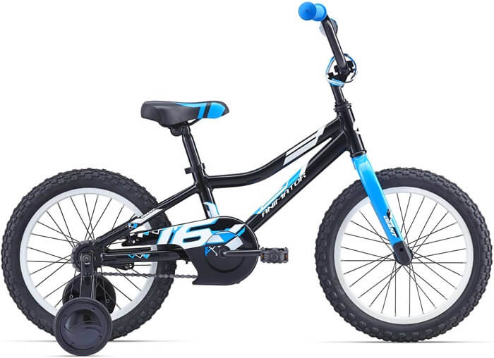 Vélo enfant Giant Animator C / B 16 avec roues supplémentaires
