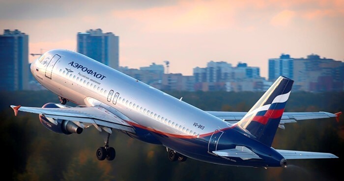 Vol dans un avion Aeroflot avec un animal de compagnie