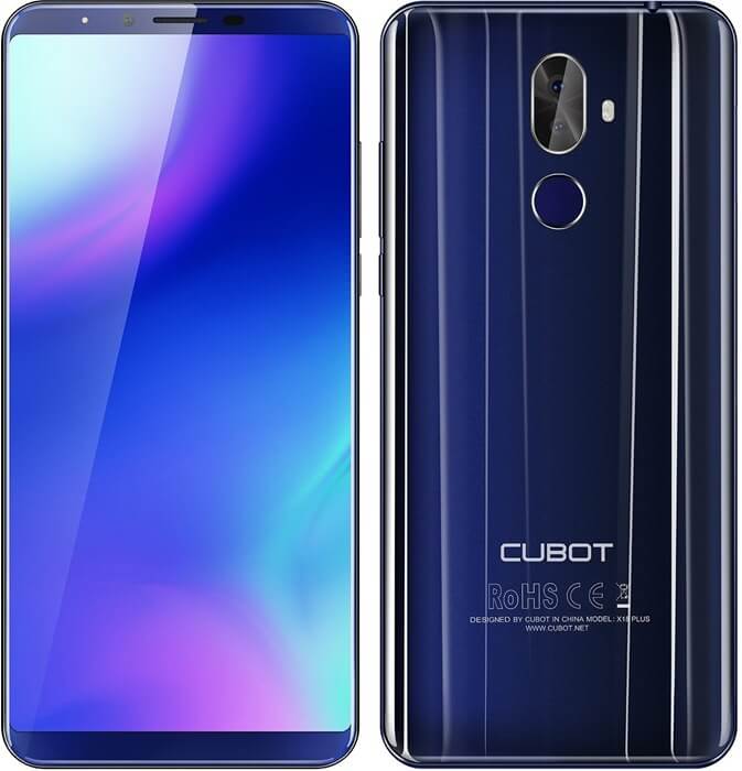 Cubot X18 - smartphone sans cadre avec Aliexpress