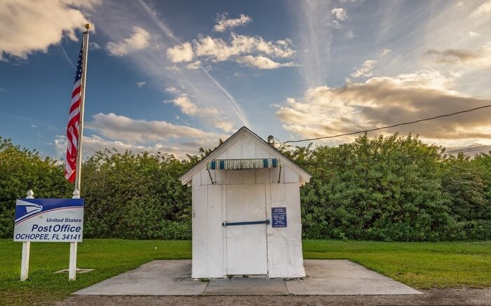 Le plus petit bureau de poste du monde