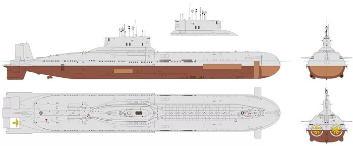 Projet 941 Schéma Shark
