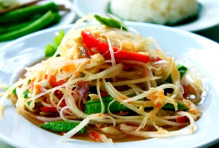 Som Tam à Bangkok