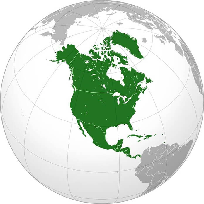 Amérique du Nord continentale