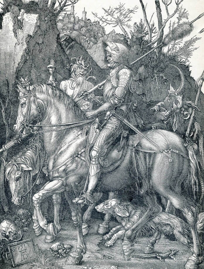 Chevalier, la mort et le diable - Durer