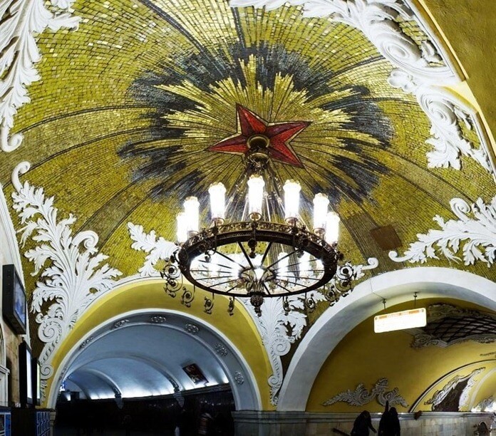 Station Komsomolskaya, Moscou, Russie Station Komsomolskaya, Moscou, Russie