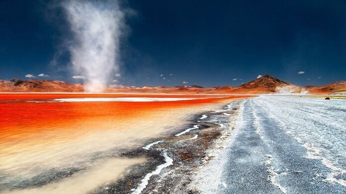 Sources chaudes de Laguna Colorado