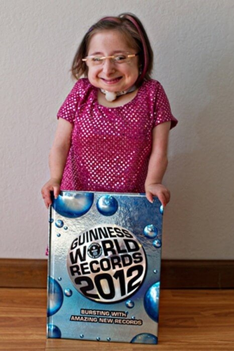 Bridget Jordan dans le livre Guinness des records