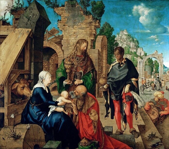 Durer: Adoration des mages