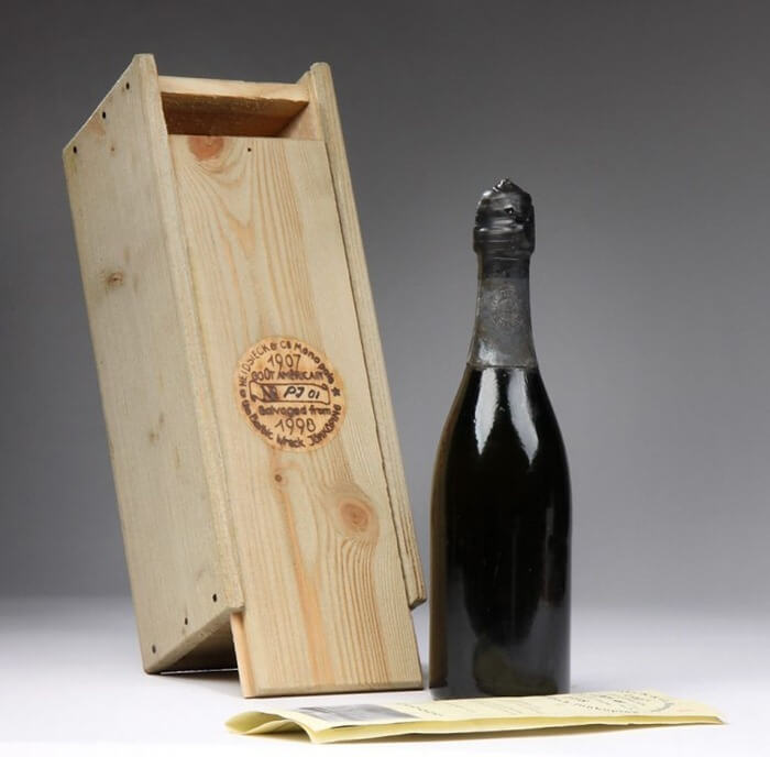 Shipwrecked 1907 Heidsieck - Le vin mousseux le plus cher