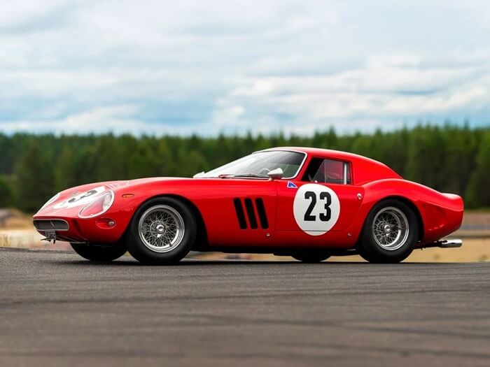 Ferrari 250 GTO 1962 # 23 Sothebys voiture la plus chère de 2019