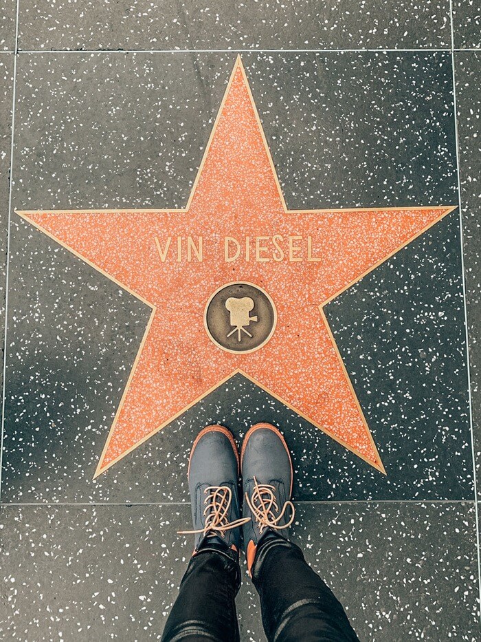 Star sur le chemin de la renommée
