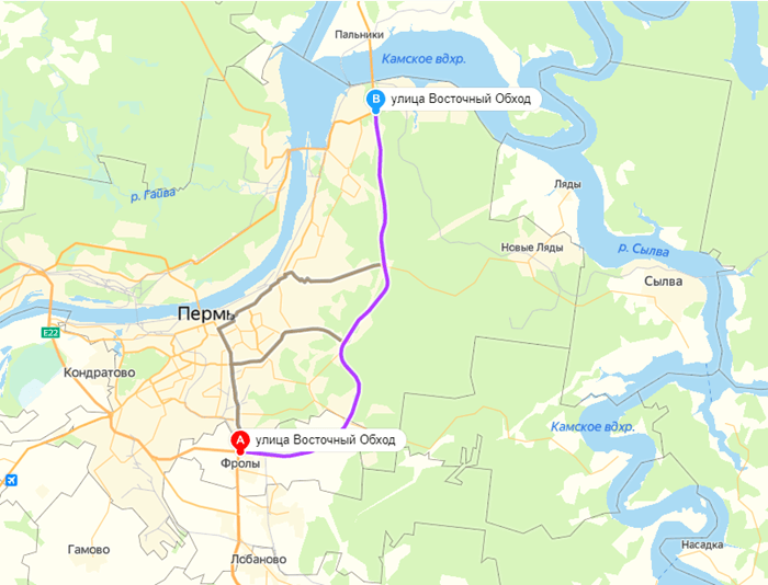 La plus longue rue sur la carte de la Russie La plus longue rue sur la carte de la Russie