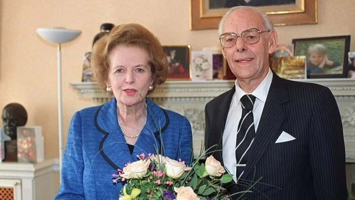 Margaret et Denis Thatcher