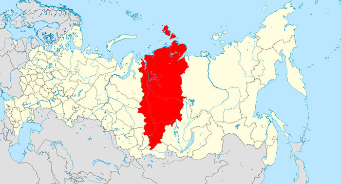 Région de Krasnoïarsk, la plus grande région de la Fédération de Russie