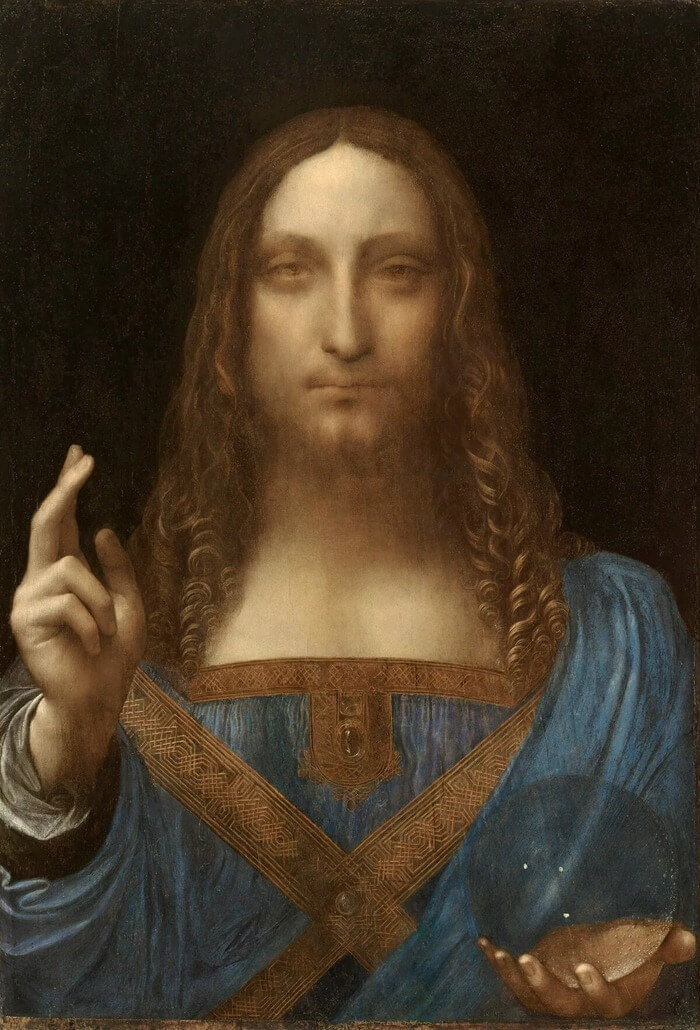 Peinture de Léonard de Vinci Sauveur du monde
