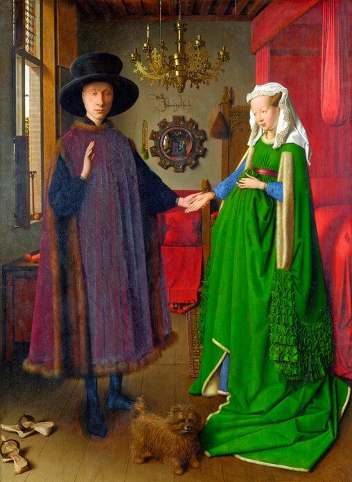 Portrait du couple Arnolfini, Jan van Eyck Portrait du couple Arnolfini, Jan van Eyck