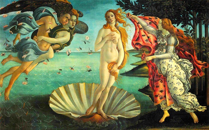 La naissance de Vénus, Sandro Botticelli La naissance de Vénus, Sandro Botticelli