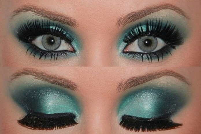 Maquillage émeraude