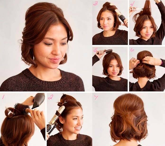 Coiffure semi-col