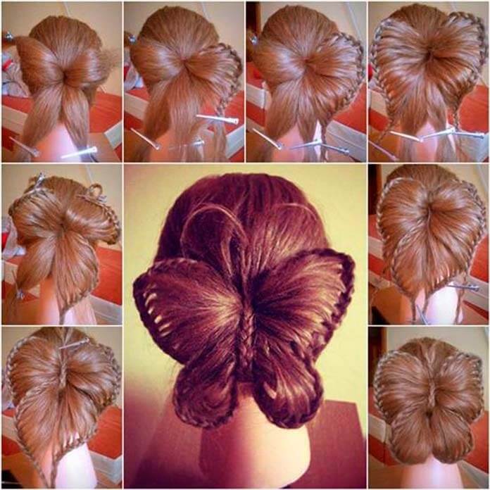 Coiffure papillon