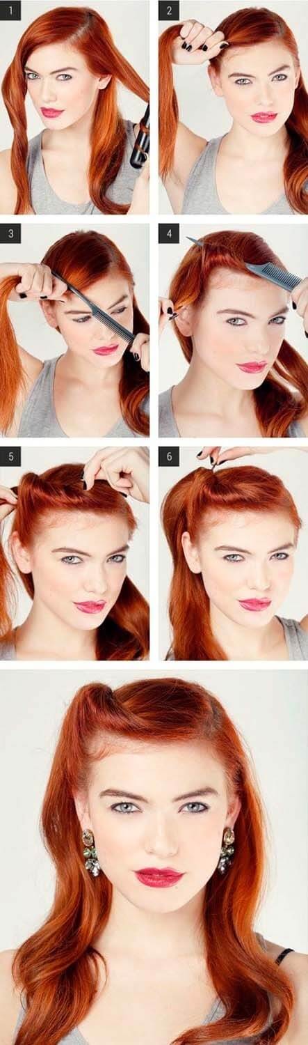 Coiffure pin-up