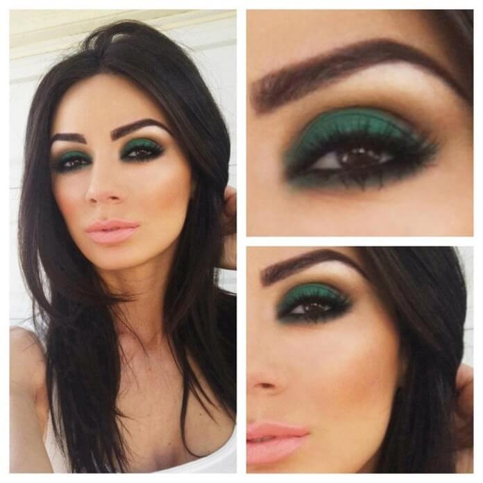 Maquillage vert