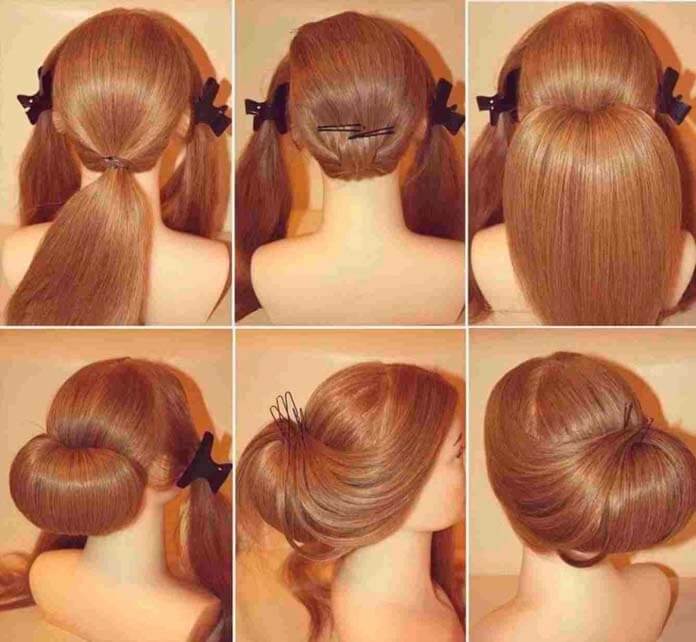 Coiffure en chignon polyvalente