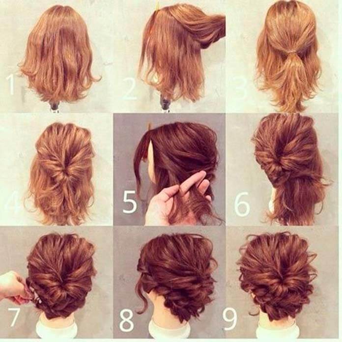 Belle coiffure de mariage