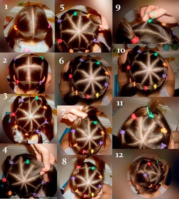 Couronne avec des élastiques