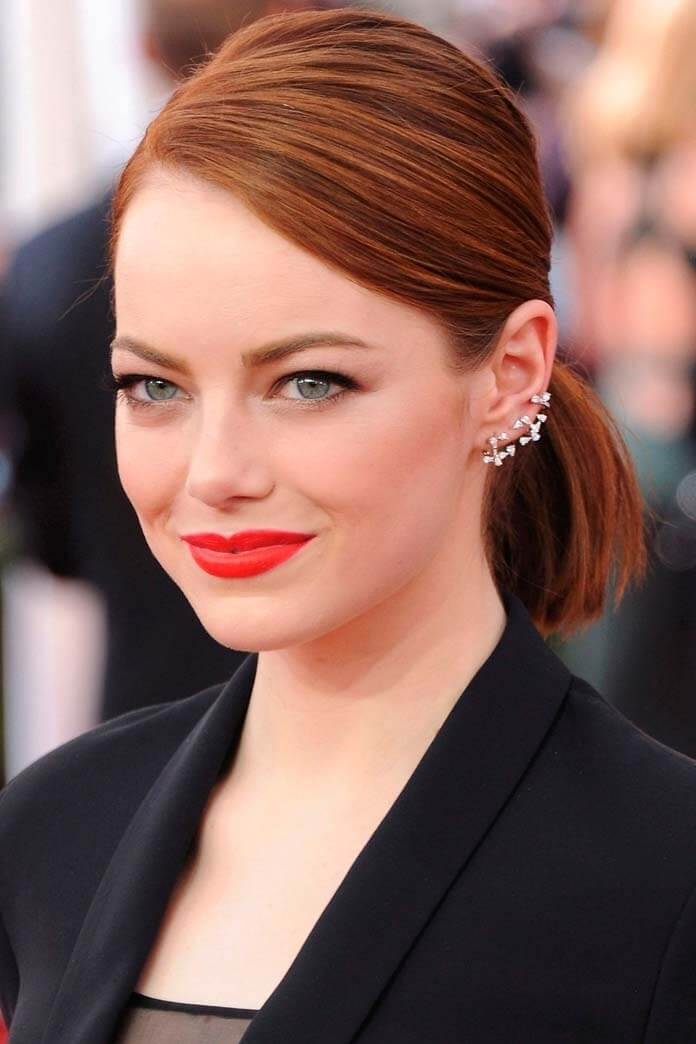 Coiffure sérieusement courte Emma Stone