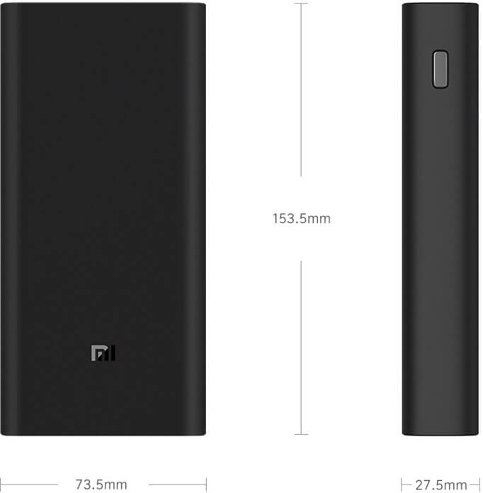 Xiaomi Mi Power Bank 3 Pro 20000 meilleure batterie externe universelle